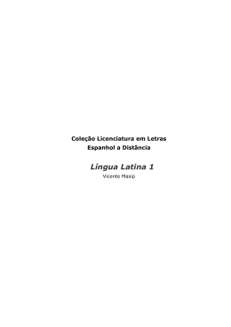Língua Latina 1 - Direito 1305