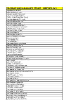 Rela&ccedil;&atilde;o Nominal do Corpo T&eacute;cnico Dezembro 2013.xlsx