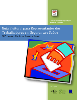 Guia Eleitoral para Representantes dos Trabalhadores em