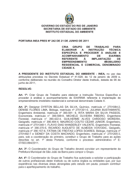 GOVERNO DO ESTADO DO RIO DE JANEIRO SECRETARIA