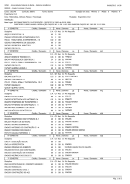 Grade Curricular - Escola Polit&eacute;cnica