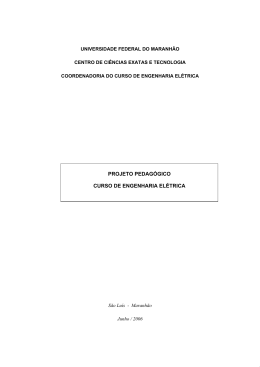 projeto pedagógico curso de engenharia elétrica