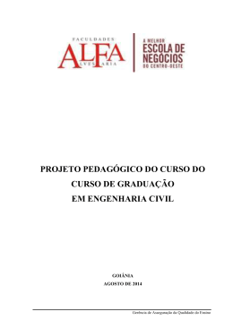 Proposta Pedagógica do Curso de Engenharia