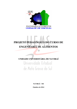 PROJETO PEDAGÓGICO DO CURSO DE ENGENHARIA