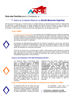 Guia das Fam&iacute;lias para o Consenso Sobre os - Treat-NMD