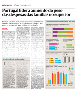 Portugal lidera aumento do peso das despesas das famílias no