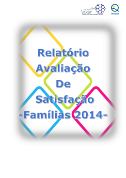 Relatório Avaliação de Satisfação – Famílias 2014