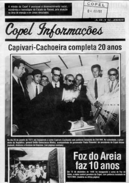 A miss&atilde;o da Copel &eacute; promover o desenvolvimento social.