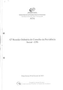 ATA - Ministério da Previdência Social