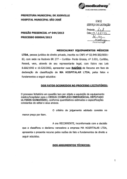 Hills] - Hospital Municipal S&atilde;o Jos&eacute;