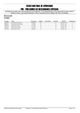 Resultado Final - N&iacute;vel M&eacute;dio