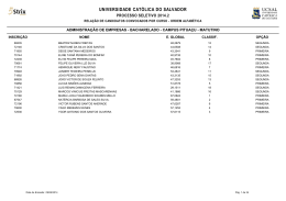 rela&ccedil;&atilde;o de convocados