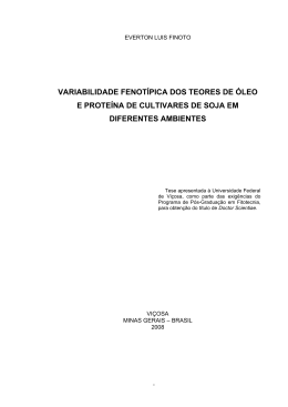 VARIABILIDADE FENOT&Iacute;PICA DOS TEORES DE &Oacute;LEO E