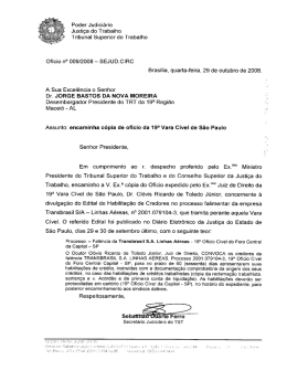 Of&iacute;cio h&deg; 009/2008 - SEJUDCIRC