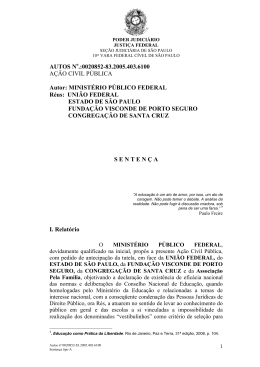 &iacute;ntegra da senten&ccedil;a na ACP n&ordm; 0020852