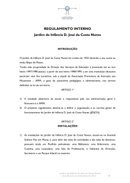 Jardim de Inf&acirc;ncia D