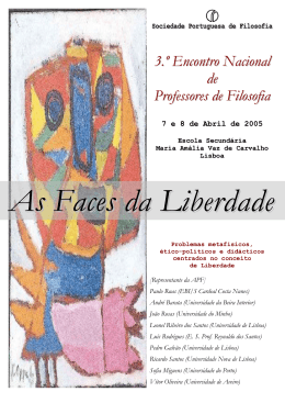programa - Sociedade Portuguesa de Filosofia