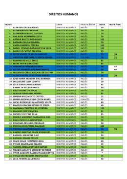 Resultado dos recursos interpostos &ndash; Prova de L&iacute;nguas