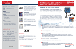 Controladores para caldeiras/ Monitores de condensados