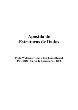 Apostila de Estruturas de Dados