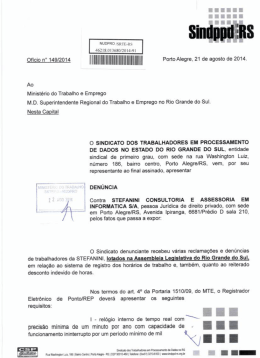 Ae Ministerie de Trabalhe e Emprege MD. Superintendente