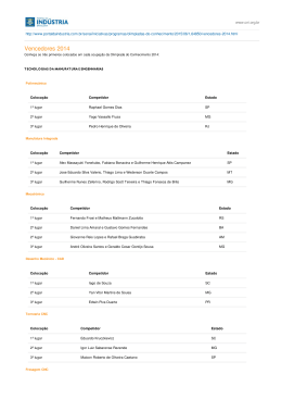 Portal da Ind&uacute;stria :: SENAI :: Olimp&iacute;ada do Conhecimento