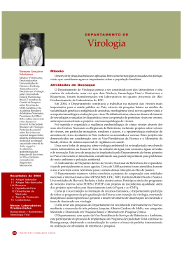 Departamento de Virologia - Instituto Oswaldo Cruz