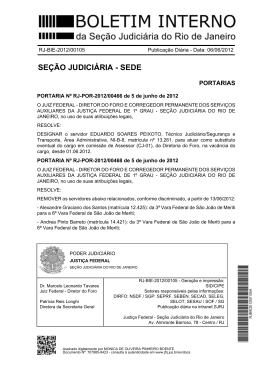 se&ccedil;&atilde;o judici&aacute;ria - sede - Justi&ccedil;a Federal &ndash; Se&ccedil;&atilde;o Judici&aacute;ria do Rio