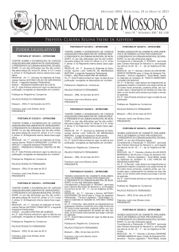 jomjornal - Prefeitura Municipal de Mossor&oacute;