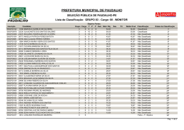 PREFEITURA MUNICIPAL DE PAUDALHO