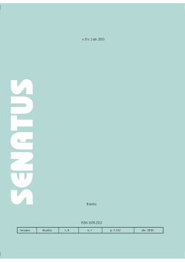 Acervo Fasc&iacute;culos (Senatus) por data de publica&ccedil;&atilde;o