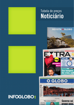 Pre&ccedil;os - Infoglobo