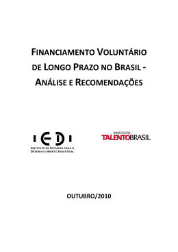Financiamento Volunt&aacute;rio de Longo Prazo no Brasil - An&aacute;lise