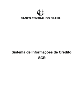 Sistema de Informações de Crédito SCR