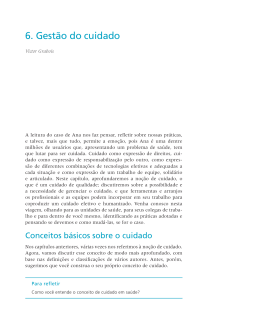 6. Gest&atilde;o do cuidado
