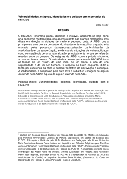 Vulnerabilidades, estigmas, identidades e o cuidado com o portador