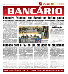 Encontro Estadual dos Bancários define pauta Cuidado com o PAI