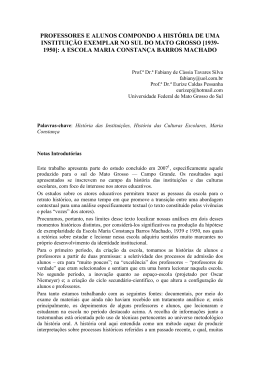 professores e alunos compondo a histria de uma instituio exemplar