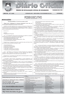 do Arquivo - Di&aacute;rio Oficial da Prefeitura Municipal de