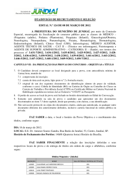 DTA/DIVIS&Atilde;O DE RECRUTAMENTO E SELE&Ccedil;&Atilde;O