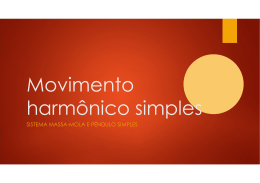 Movimento Harmônico Simples | Física | Colégio João Paulo I
