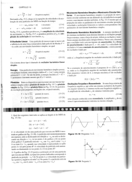 CAP. 15 - OSCILAÇÕES - Departamento de Física
