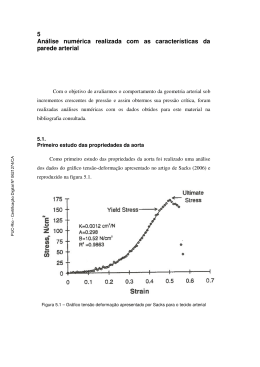 5 An&aacute;lise num&eacute;rica realizada com as caracter&iacute;sticas da