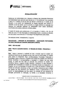 EEGLARA&Ccedil;AQ Declara-se, em conformidade