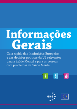 Guia r&aacute;pido das Institui&ccedil;&otilde;es Europeias e das decis&otilde;es pol&iacute;ticas da