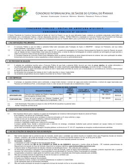 Edital - Funda&ccedil;&atilde;o de Apoio &agrave; UNESPAR