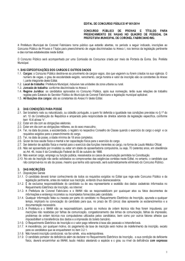 Edital Coronel Fabriciano Concurso Edital 01_2014 Administracao