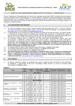 edital de concursos p&uacute;blicos n&ordm; 01/2011 - abertura