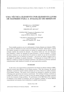 * COPPE/UFRJ Programa de Engenharia Civil Caixa Postal