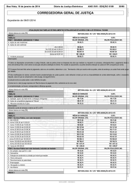 CORREGEDORIA GERAL DE JUSTIÇA